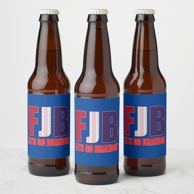 Rótulo Para Garrafa De Cerveja Viva Brandon FJB (Garrafas)