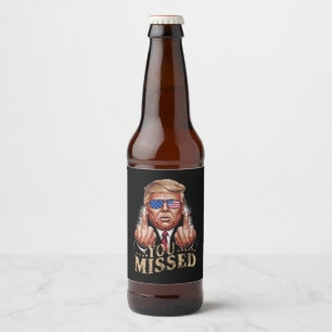 Rótulo Para Garrafa De Cerveja Você Perdeu a Eleição de Donald Trump nos EUA