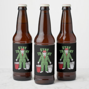 Rótulo Para Garrafa De Cerveja Vote Trump Lixeiro Continue Sujo Eleição 2024 