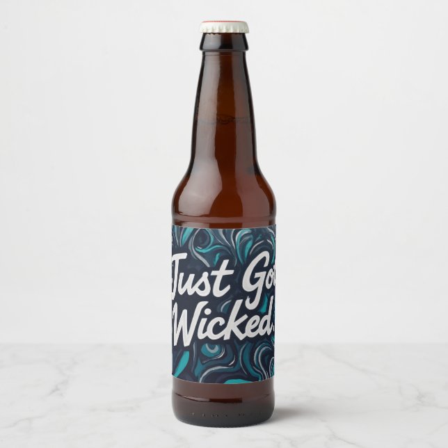 Rótulo Para Garrafa De Cerveja WickedWitch (Frente)