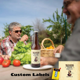 Rótulo Para Garrafa De Cerveja Wyatt Earp ⚖️ Lawman Marshall Old Tombstone