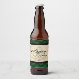 Rótulo Para Garrafa De Cerveja Xadrez Celta