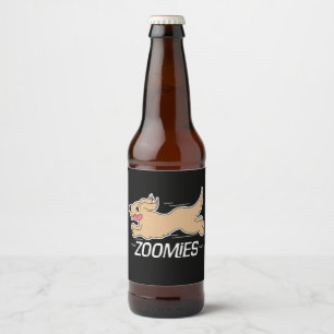 Rótulo Para Garrafa De Cerveja Zoomias de Cães