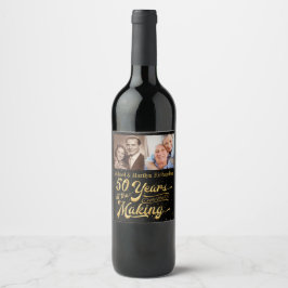 Rótulo Para Garrafa De Vinho 50 anos no Fazer (então e agora)