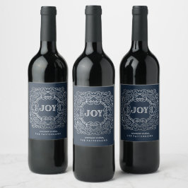 Rótulo Para Garrafa De Vinho Alegria Moderna | Férias