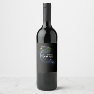 Rótulo Para Garrafa De Vinho Eclipse Solar 2017