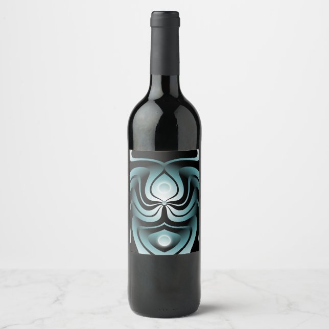 Rótulo Para Garrafa De Vinho Energia (Frente)