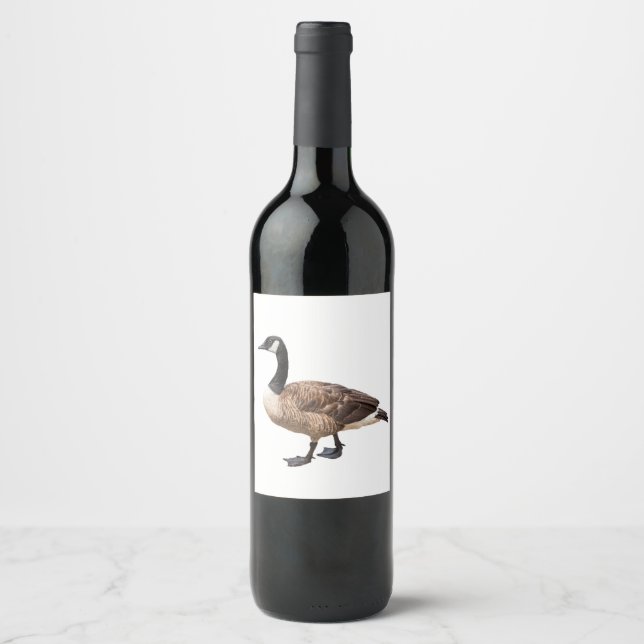 Rótulo Para Garrafa De Vinho Ganso (Frente)