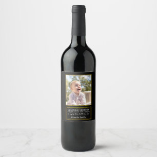 Rótulo Para Garrafa De Vinho O presente honesto do professor aprecia esta
