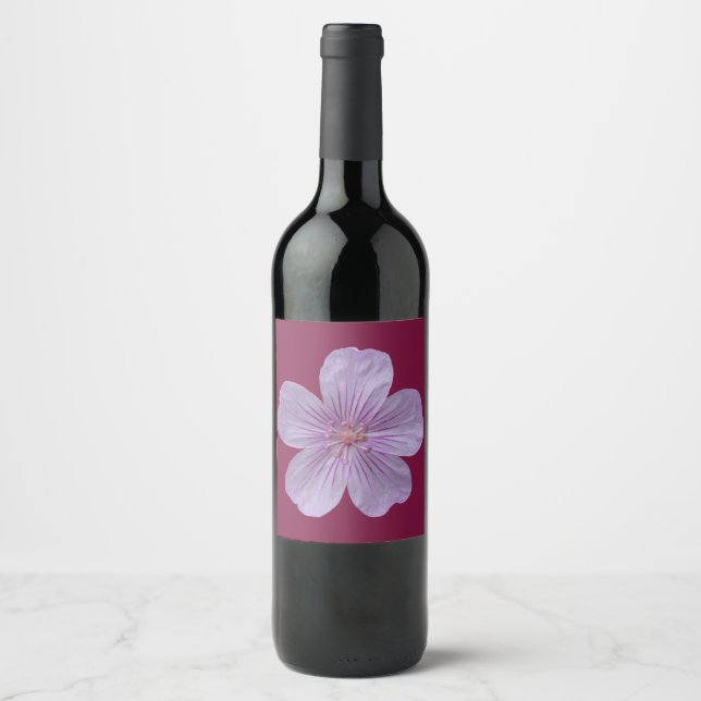 Rótulo Para Garrafa De Vinho Pineywoods Geranium nº 1 (Frente)