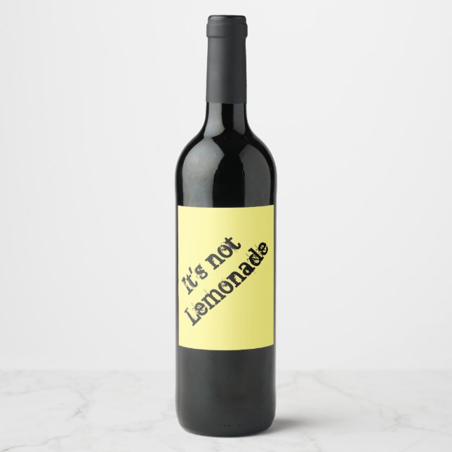 Rótulo Para Garrafa De Vinho Rótulo de vinho engraçado (Frente)