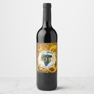 Rótulo Para Garrafa De Vinho Rótulo do Vinho para o Ouro de Cachorro Especiali