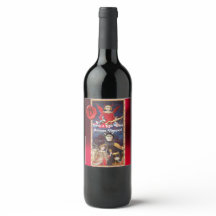 SELAGEM DE CERA MONOGRAMA VINHO TINTO DO DEMÔNIO /