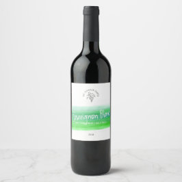 Rótulo Para Garrafa De Vinho Vinho branco, vinho verde, vinificação, vinificaçã