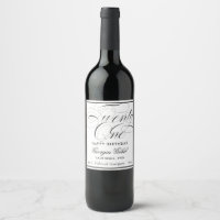 Vinte e primeiro aniversário 21 Vinho