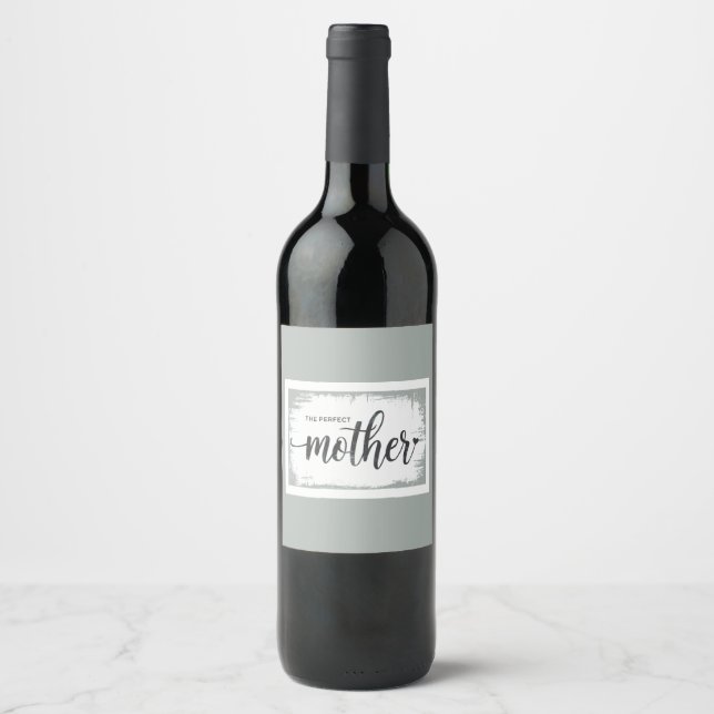 Rótulo perfeito para o vinho materno (Frente)