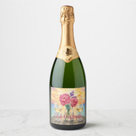 Rótulo Personalizado de Champanhe para Despedida d