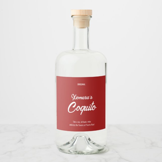 Rótulo personalizado para garrafa de vinho (8,9 cm (Frente)