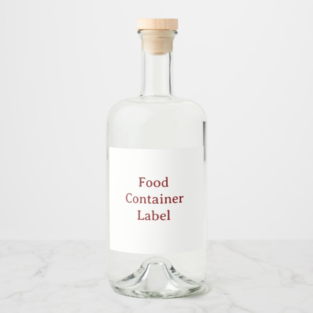 rótulo personalizado para recipientes de alimentos (Frente)