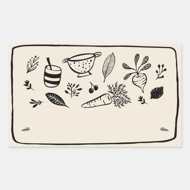 Rótulo VIII do adesivo do Jar/Vazio de especiarias (Frente)