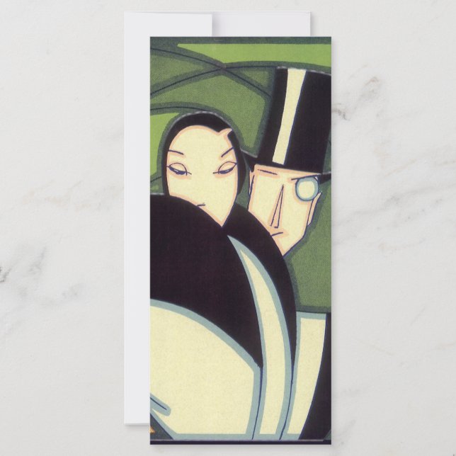 Rótulo Vintage Topper Legume, Romance Art Déco (Frente)