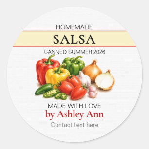 Rótulos / Adesivos para Enlatamento de Salsa Casei