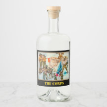 Rótulos de Bebidas Alcoólicas Vintage Leatherneck