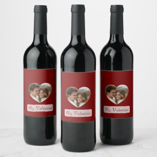 Rótulos de Bebidas de Amor com Foto de Casal Perso