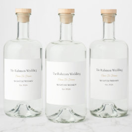 Rótulos de Bebidas Luxuosas | Uísque Personalizado