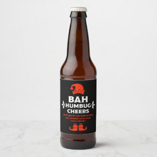 Rótulos de Cerveja de Natal Engraçados