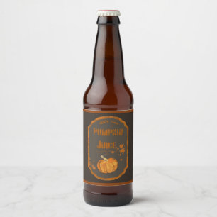 Rótulos de Cerveja de Suco de Abóbora