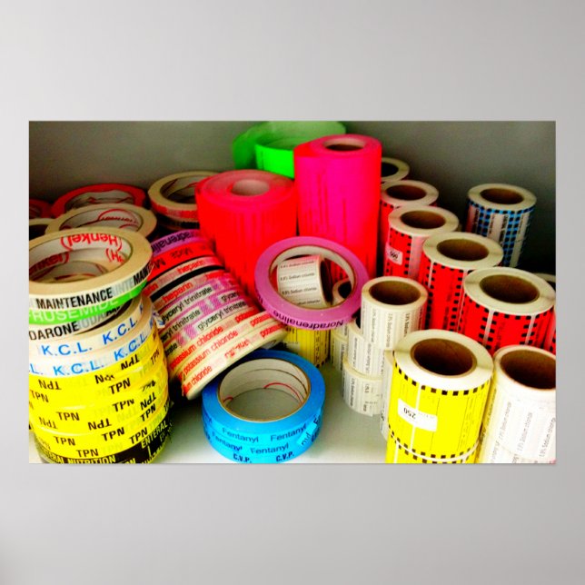 RÓTULOS DE DROGA POSTER (Frente)