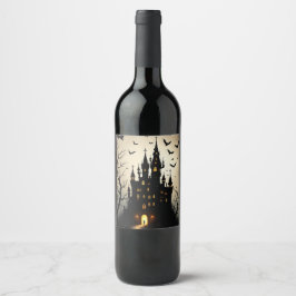 Rótulos de Garrafa de Vinho do Castelo de Shadow S