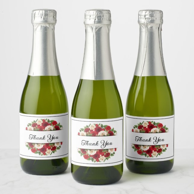 Rótulos de Garrafa de Vinho Espumante Mini para Ca (Garrafas)
