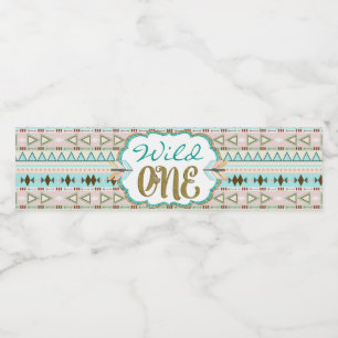 Rótulos de Garrafas de Água de primeiro aniversari