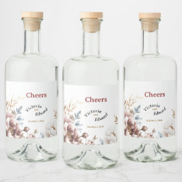 Rótulos de Garrafas de Bebidas Líquidas Vitorianas