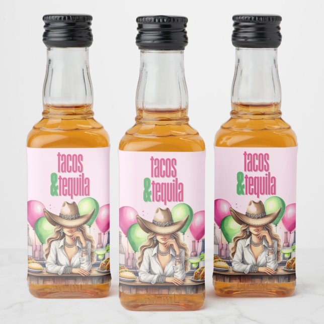 Rótulos de Garrafas de Tacos e Tequila (Garrafas)