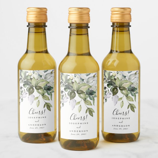 Rótulos de garrafas de vinho Eucalyptus Mini (Garrafas)