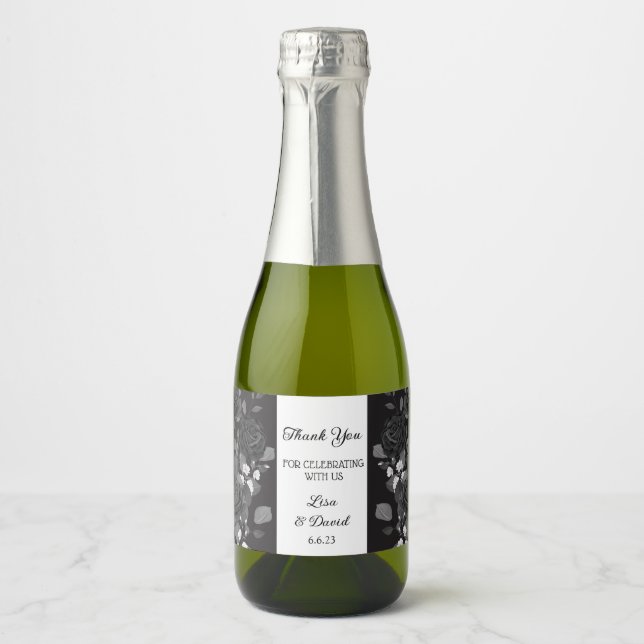 Rótulos De Garrafas De Vinho Mini Espumantes De Ca (Frente)