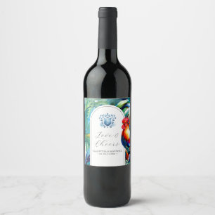 Rótulos de Garrafas de Vinho Personalizadas de Cas