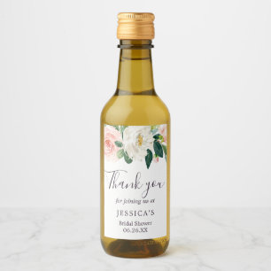Rótulos De Mini Frasco De Vinho, De Blush