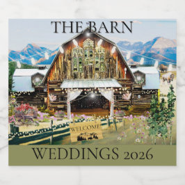 Rótulos de Pastas do Casamento do Barn 2026