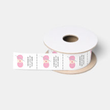Rótulos de Vestuário de Fios Cor-de-Rosa, Feitos À