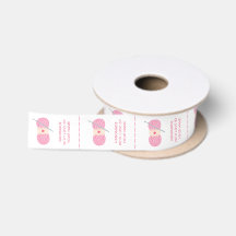 Rótulos de Vestuário de Fios Cor-de-Rosa, Feitos À
