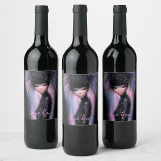 Rótulos de Vinho Cosmic Diva Stellar Glow