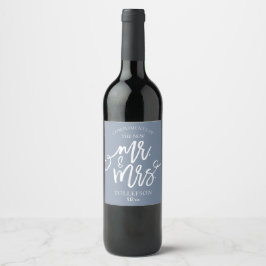 Rótulos de Vinho de Casamento para Lembranças ou S