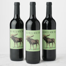 Rótulos de Vinho de Mata Selvagem
