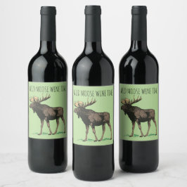 Rótulos de Vinho de Mata Selvagem