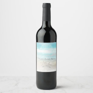 Rótulos de vinho de verão elegantes estrelas-do-ma