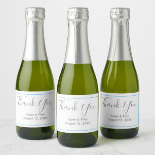 Rótulos de Vinho Espumante Mini Minimalista Obriga